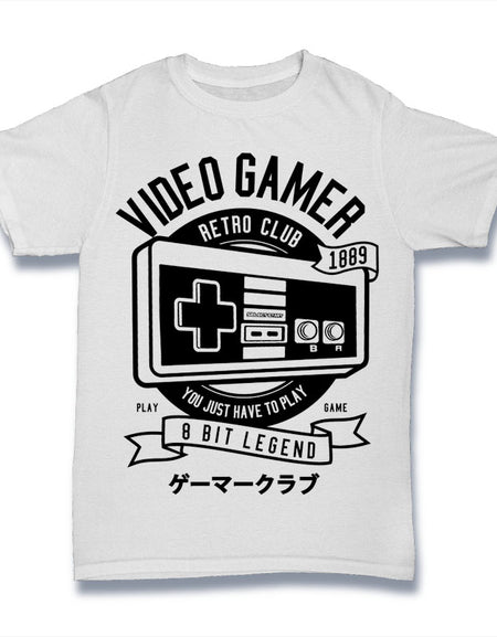 Video Gamer T-Shirt - Print My Images