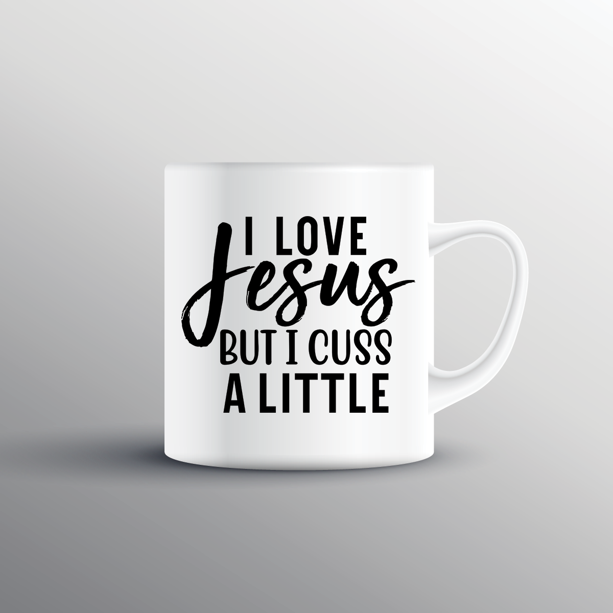 I Cuss A Little Mug - Print My Images