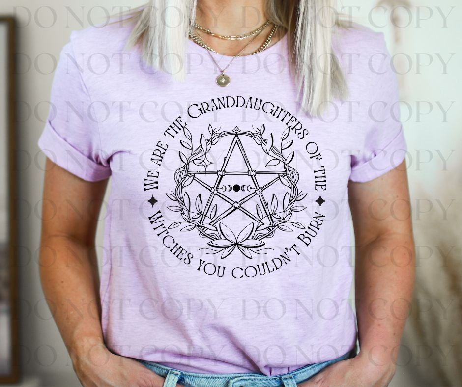 Grand daughter Of The Witches Screen Print Transfer - Print My Images