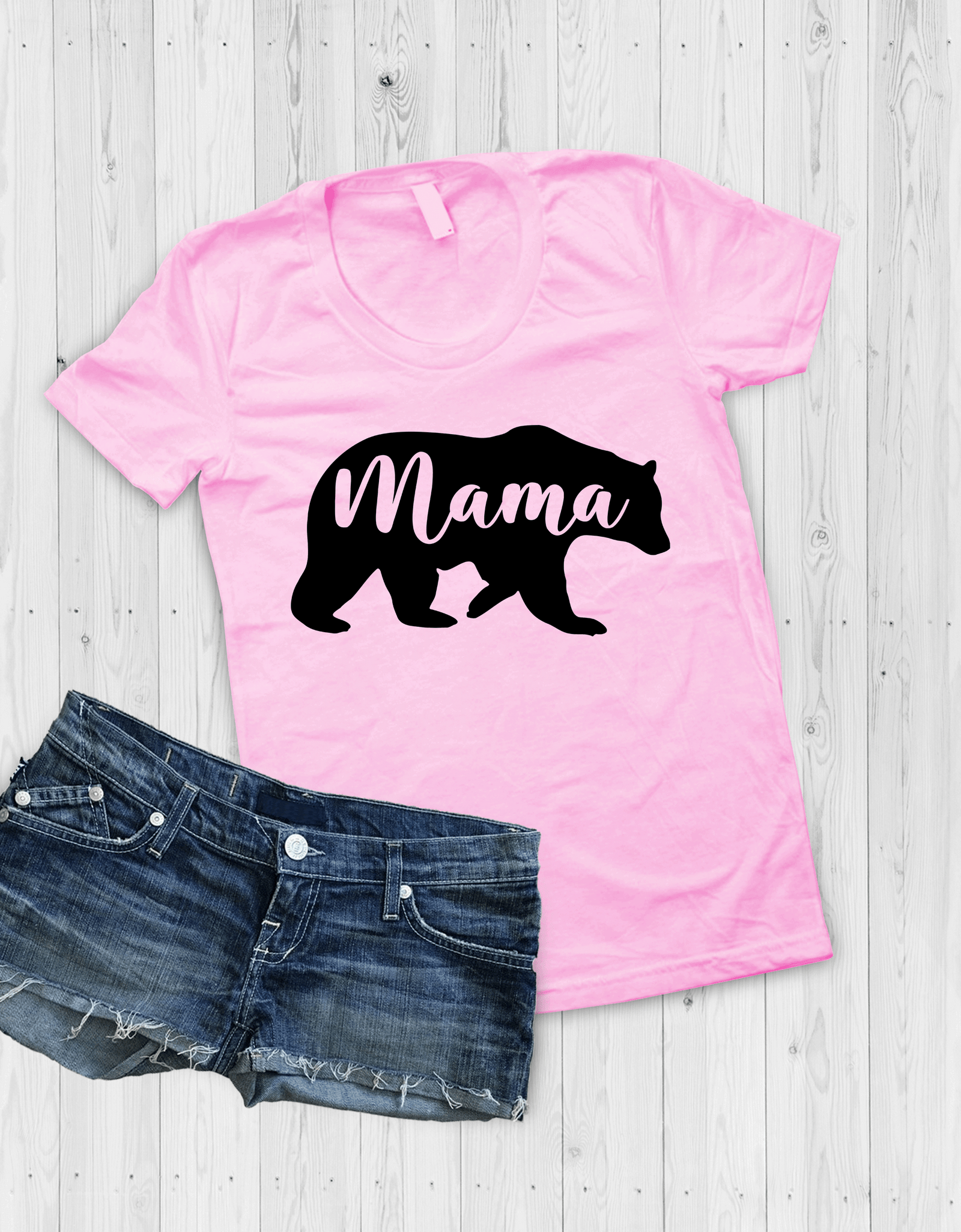 Mama Bear T-Shirt - Print My Images