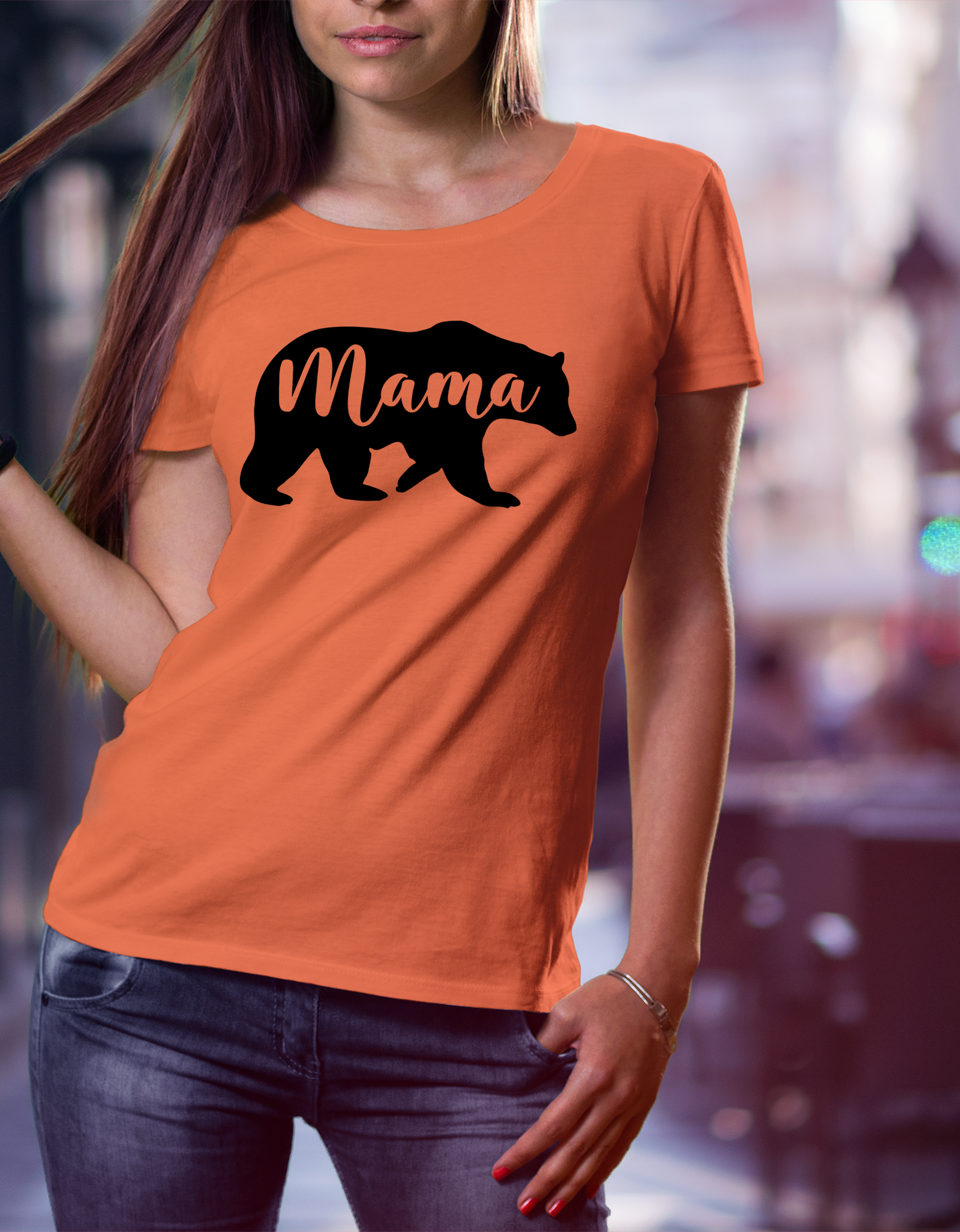 Mama Bear T-Shirt - Print My Images