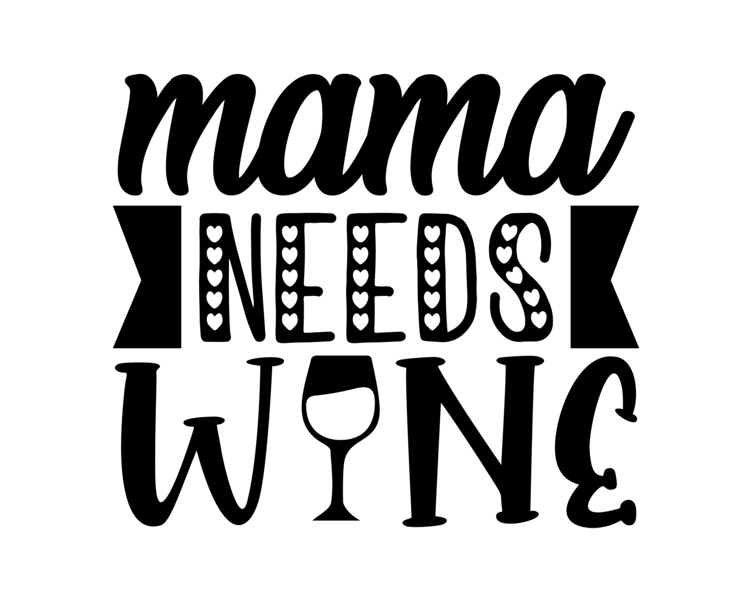 Mama Needs Wine T-Shirt - Print My Images