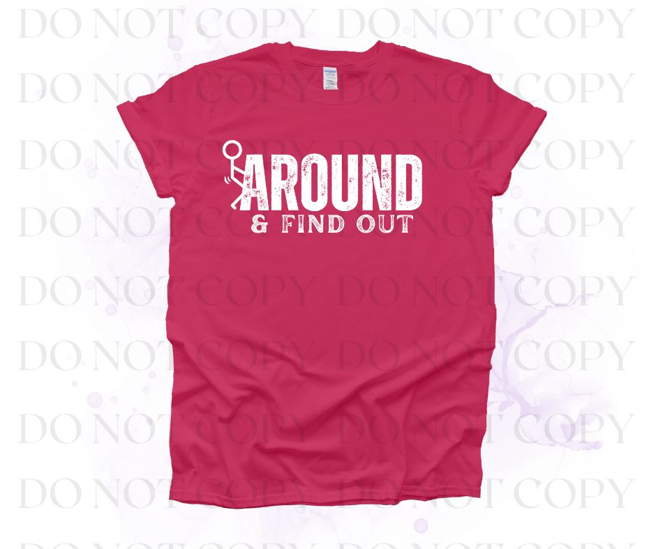 Mess Around and Find Out Screen Print Transfer - Print My Images