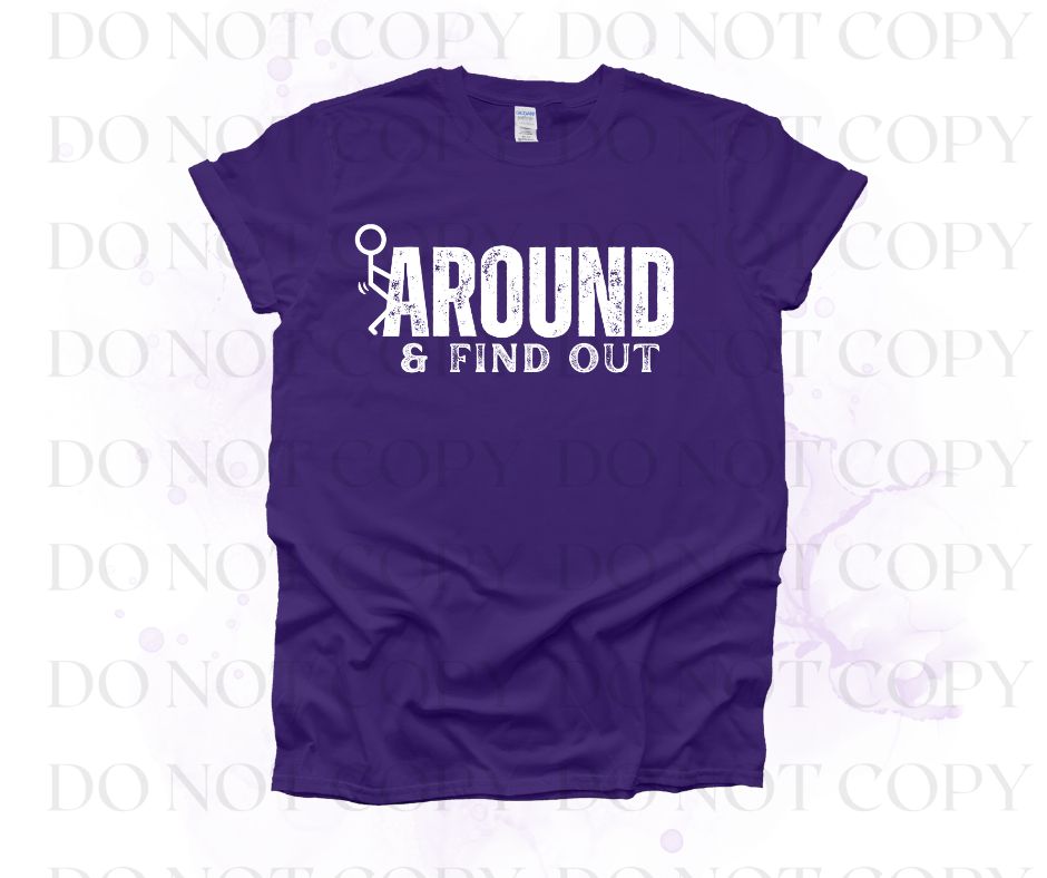 Mess Around and Find Out Screen Print Transfer - Print My Images