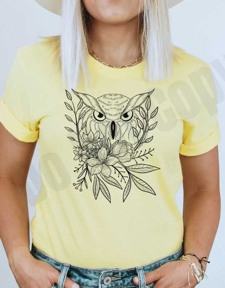 Owl Screen Print Transfer - Print My Images