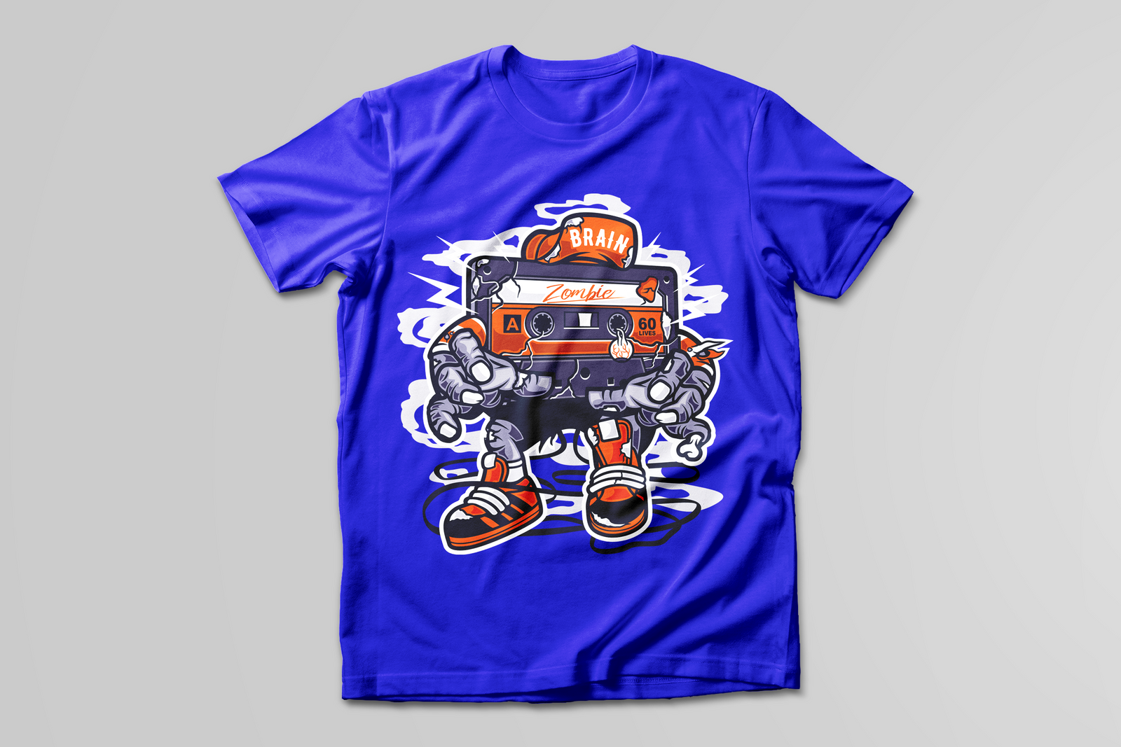 Zombie Cassette T-Shirt - Print My Images
