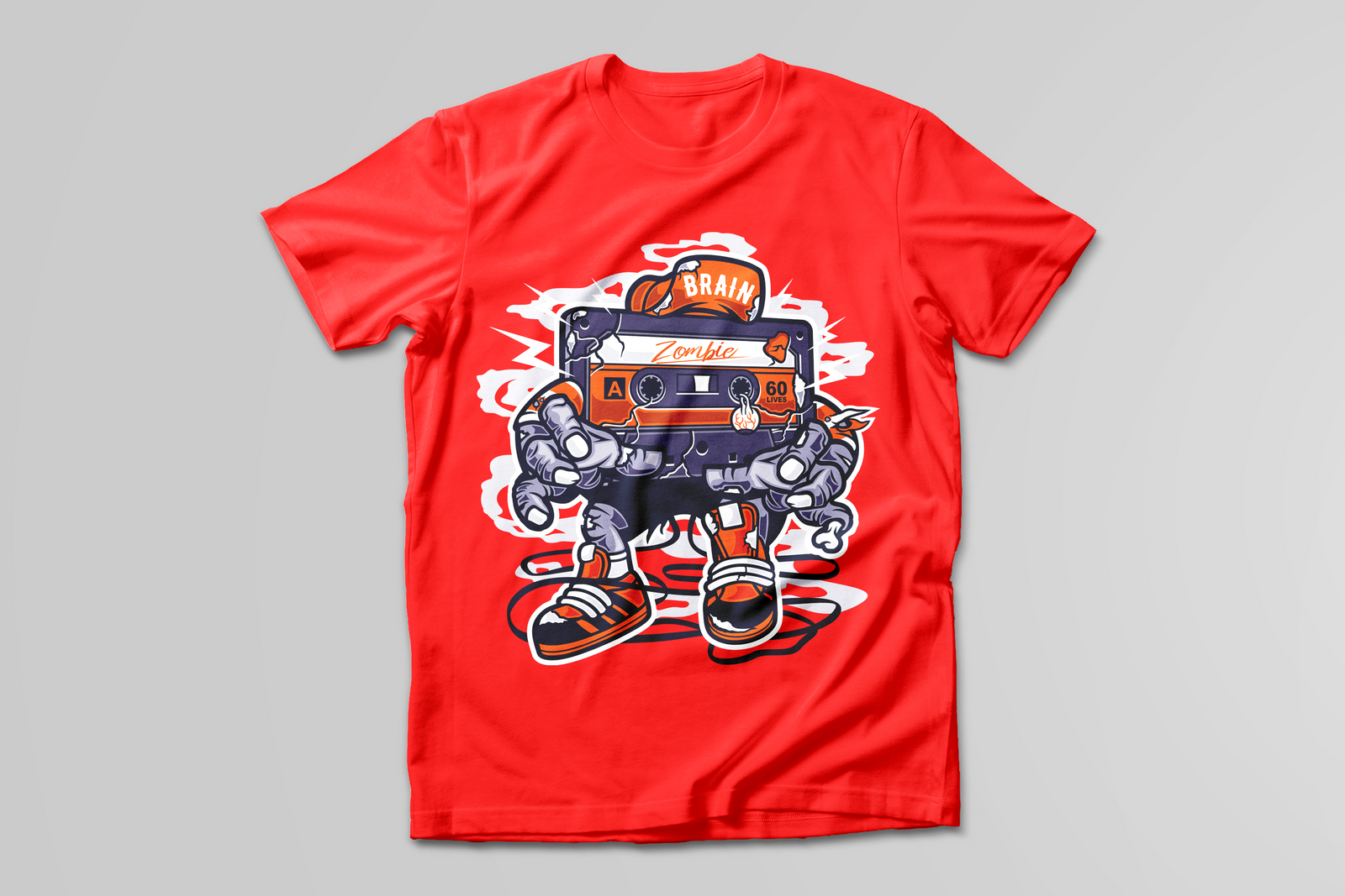 Zombie Cassette T-Shirt - Print My Images