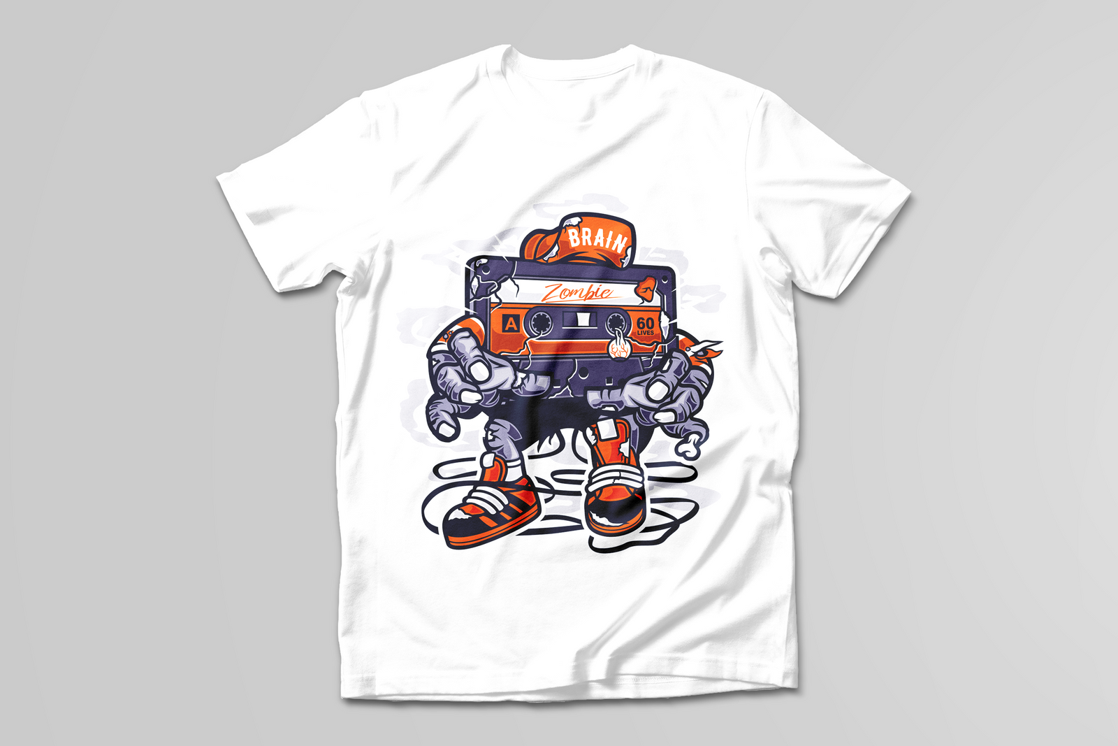 Zombie Cassette T-Shirt - Print My Images