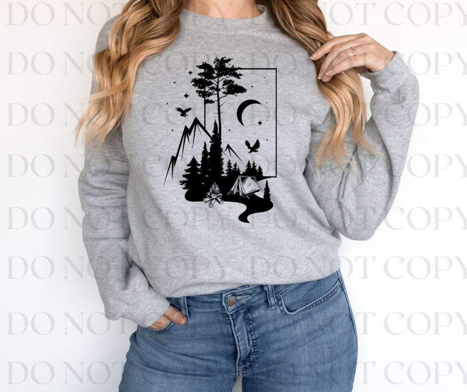 Camping Screen Print Transfer - Print My Images