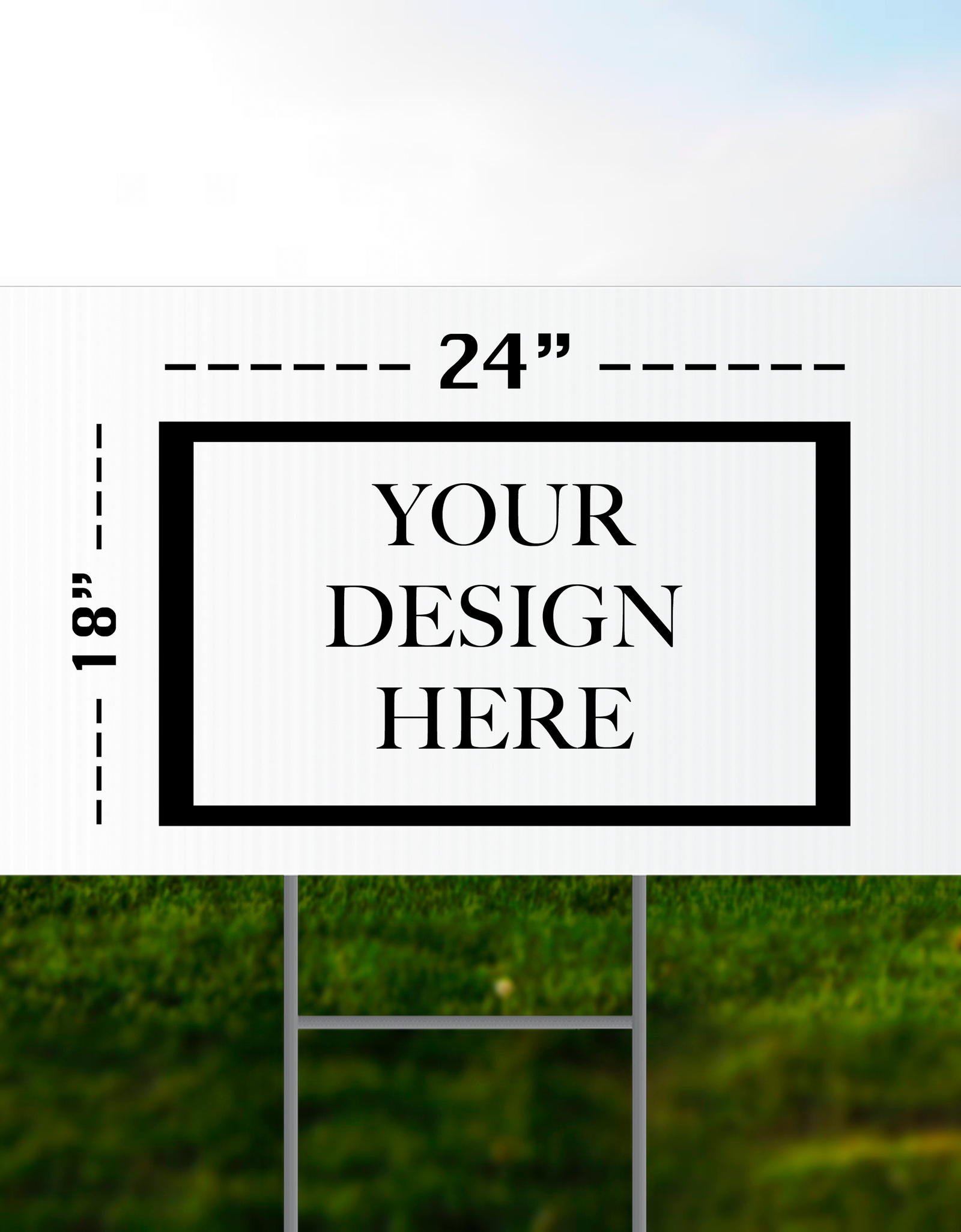 We Believe Yard Sign - Print My Images